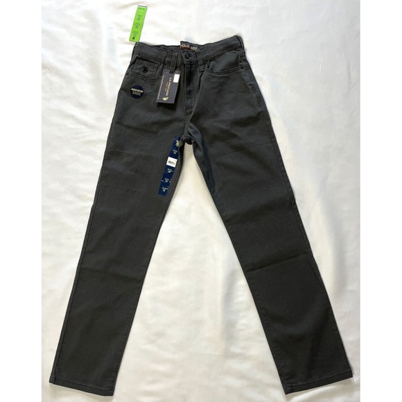 US Polo Assn Reinforced Knee 5 Pocket Straight Big Boys Size 16 Jeans - Picture 1 of 13